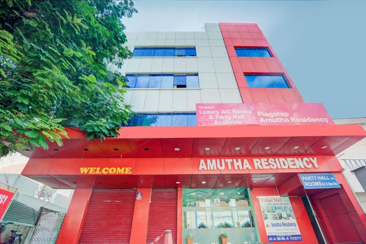 Oyo Flagship Amutha Residency Hotel Madrás Exterior foto